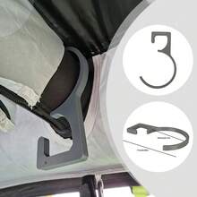 1pc Tent Pole Hook, Suitable For Air Pump Tent And Outdoor Camping Storage Hanging Accessory - 1pc Tent Hook - View 1