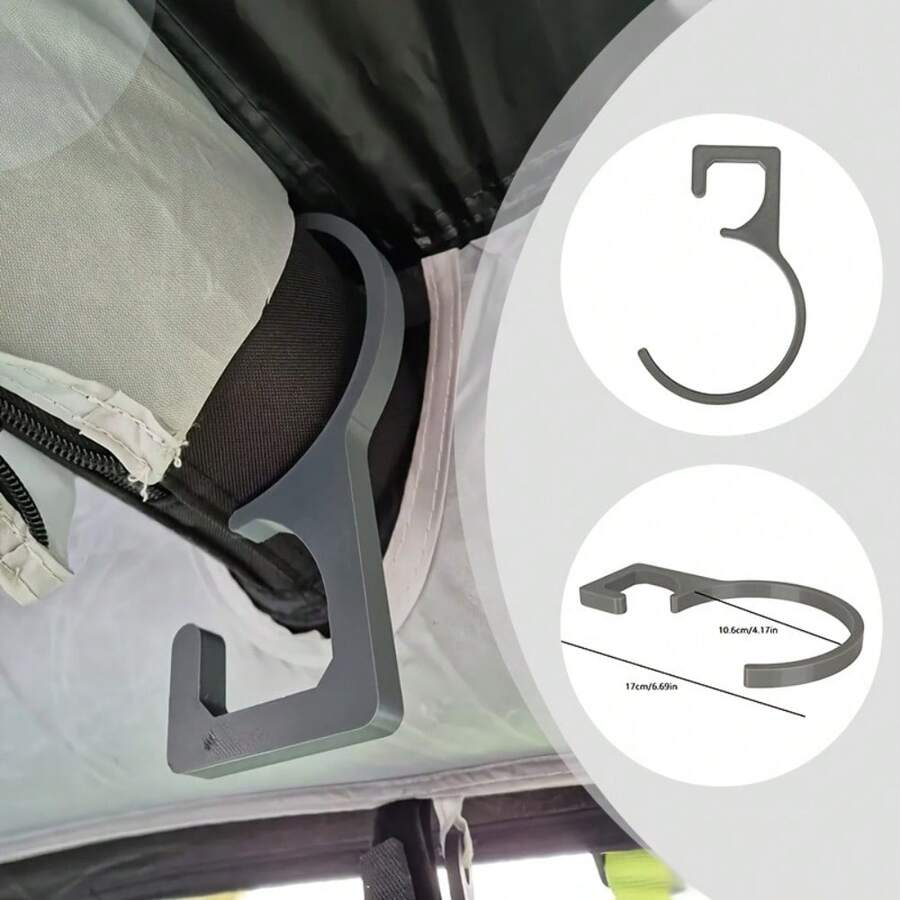 1pc Tent Pole Hook, Suitable For Air Pump Tent And Outdoor Camping Storage Hanging Accessory - 1pc Tent Hook - View 1