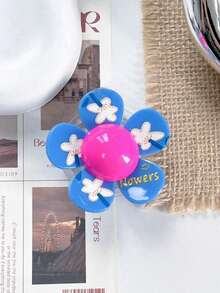 1pc Candy Color Flower Phone Stand Airbag Back Adhesive Desktop Slouchy Viewing Support Phone Case For Girls Fashion - Multicolor - View 11