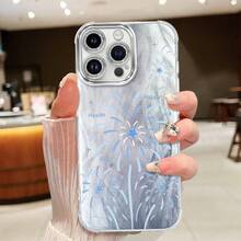 [24h Versand aus DE/FR/ES]Apple 17 16 15 14 promax Handyhülle - Blaue Feuerstern-Handyhülle mit Federkordel und großem Loch, raffinierter Linsenschutz, leichter, doppellagiger Anti-Sturz-Schutz, luxuriöse weiche Hülle für Nischenprodukte, geeignet für iPhone 17/16/15/14/13/12 Pro/Pro Max/Plus Handyhülle, Geschenk für Frauen und Männer zum Geburtstag. - 1 Stück - Übersicht 6