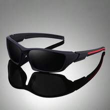 1/Multi-Pair Unisex Full Frame Sports Eyeglasses, Colorful Reflective Lenses UV Protection, All-Season Windproof Sun Protection, Cycling Hiking Driving Beach Travel Outdoor Versatile Eyeglasses - Multicolor - View 3