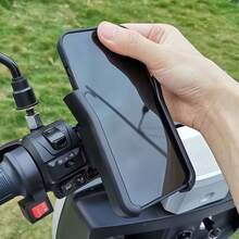 1PC Motorcycle Electric Scooter Pedal Bike Mountain Bike Electric Vehicle Phone Holder Navigation Mount Car Riding Bracket - Black - View 2