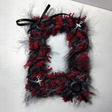 1 قطعة غلاف بطاقة قابل للجمع مصنوع يدويًا، غطاء حماية لتخزين بطاقات الأيدول بحجم 3 بوصات، متوافق مع إنستاكس وصور الأنمي، حامل بطاقة مزين بشريط وأذن من الفرو الناعم وزر على شكل خفاش، إطار بطاقة ثقافة فرعية، غلاف حماية خارجي مقاوم للخدش، تخزين وعرض صور المجموعة DIY - D - مشاهدة 10