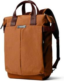 Bellroy Tokyo Totepack, mochila de tejido resistente al agua convertible en bolso-maletín (portátil 15", tableta, cuaderno, cables, botella de agua, ropa, cosméticos) - Bronze - Caqui - Ver 1