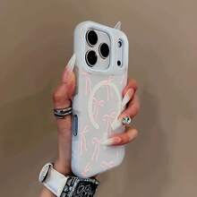 Funda para teléfono - Rosa, con lindo lazo, magnética, tacto de gel, compatible con carga inalámbrica, práctica, regalo perfecto, adecuada para Iphone17/17Pro/17Pormax/13/13Pro/13Promax14/14Pro/14Proamx 15/15Pro/15Proamx/1114Plus/15Plus/16/16Pro/16Promax - Tacto de gel magnético - Azul - Ver 10