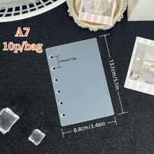 5/10/15Pcs A6/A7 Sticker Book Replacement Pages, Hard Sticker Book Base Paper, Sticker Loose-Leaf, Sticker Book Making, Christmas New Year Gift, Hard Sticker Book Thick Loose-Leaf, Loose-Leaf Notebook Divider, PP Sheet, Suitable For Sticker Book, Notebook, Savings Plan Book, Collage, Crystal Bubble Sticker,Back To School Season - Sets - View 7