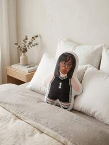 Customized Personalized Team-Shaped Plush Pillow Doll, Upload Your Photo, Personalized Gift, Sports Team Couple Gift, Birthday Surprise Gift For Team Enthusiasts, Fashionable, Colorful, Cute And Minimalist - Multicolor - View 6