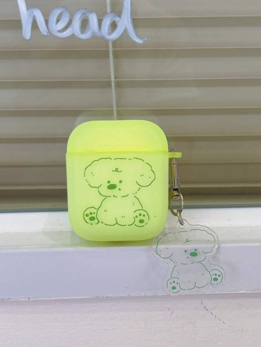 Line Animal Elephant Design Protective Case Compatible With Apple 4/Pro 3/Pro 2/3/1/2 Wireless Bluetooth Earphones
