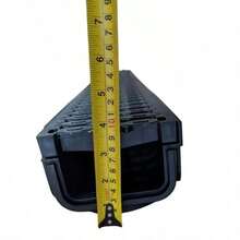 6 MeterAston BS Drainage Channel Driveway & Patios 6mtr Plastic Grating Channel +Free Accessories - PACK OF 6MTR - View 5