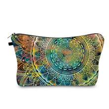 Magical Style Multifunctional Makeup Bag, Portable Travel Cosmetic Storage Organizer Waterproof Toiletry Pouch For Business Trip, Gym, Camping, Daily Commute, Bathroom, Dorm, Vacation & Road Trip For Women Girls,Bedroom Room Decor,Back To School - View 9