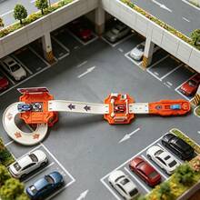 Kinder Rennauto Spielzeug Set, Jungen Parkplatz Spielzeug, geeignet als Geburtstagsgeschenk (zufällige Farbe) - Blau - Übersicht 9