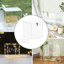 2D Flat Wedding Card Box, Elegant Envelope, Gift Card & Cash Gift Storage Box, Suitable For Graduation Events, Celebrations And Birthday Parties - A - View 4