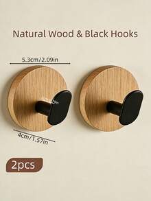 1pc No-Drill Heavy Duty Hanging Hook, Multi-Function Door Hanging Storage Rack, Suitable For Towels, Scarves, Keys, Hats, Applicable To Entryway, Bathroom And Bedroom, Modern Plastic Door Hook, Can Hang Clothes, Hats And Bags - Multicolor - View 5
