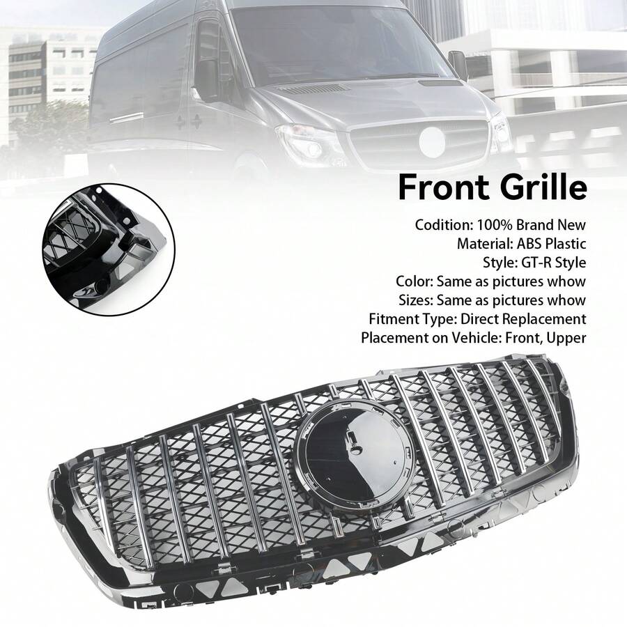 Front Bumper Grille Suitable For Benz Sprinter W906 2014-2018 - A - 查看 1