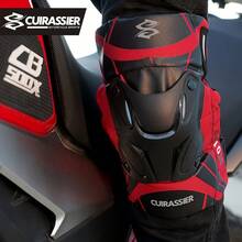 Armored Knee Pads Motorcycle Knee Pads Off-Road Motorcycle Knee Pads MX Pads Night Reflective Racing Knee Pads Protection - Default - View 3