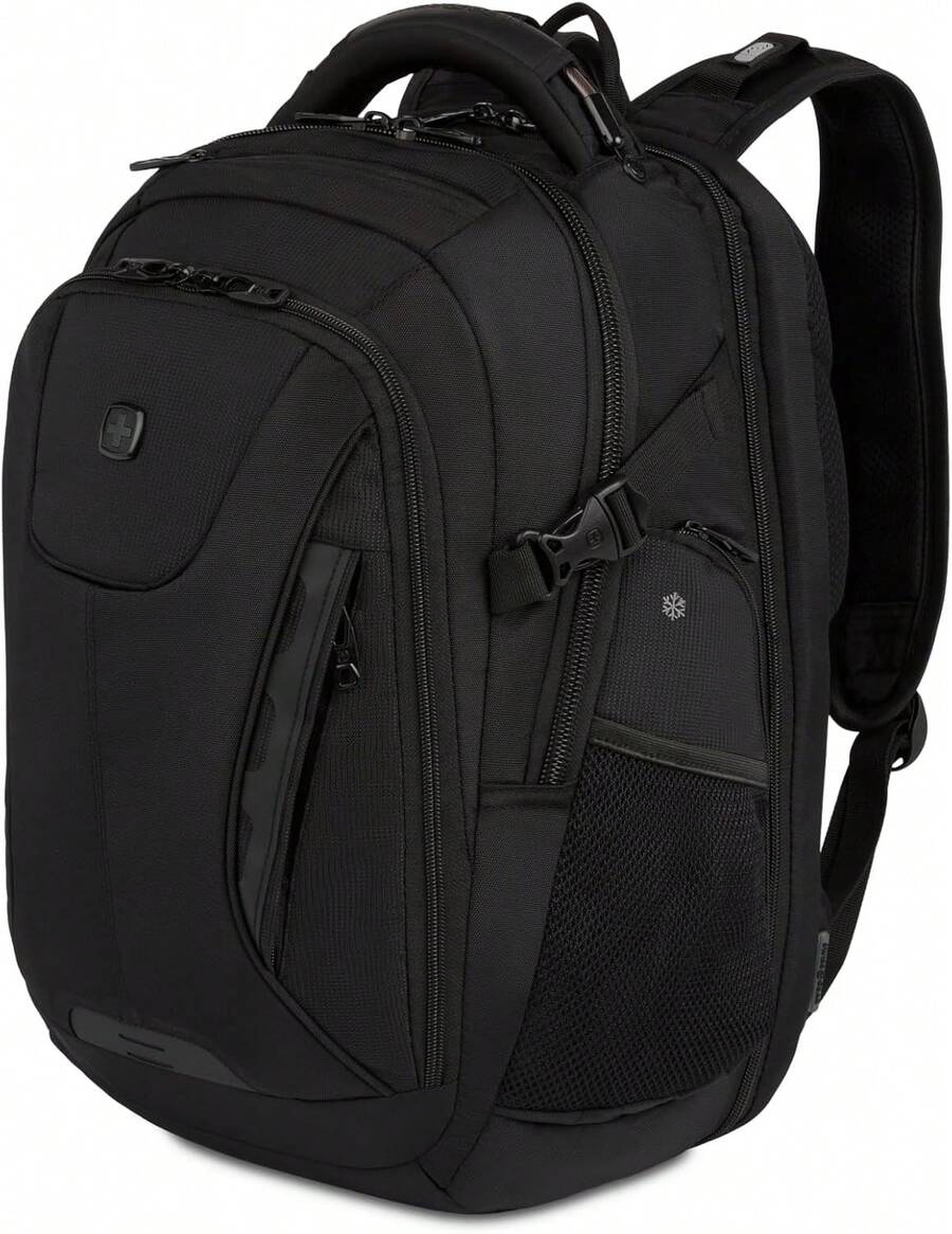 Mochila para Portátil SWISSGEAR 5358 ScanSmart - Negro (Sigilo Negro) - Ver 1