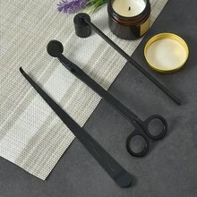 3 Buah atau 1 Set Alat Pemadam Sumbu Lilin Stainless Steel Hitam, Set Alat Penutup Lilin Stainless Steel, Pemangkas Sumbu Lilin, Alat Penutup Pemadam Lilin, Pencelup Sumbu Lilin, Untuk Pecinta Lilin, Set Aksesori Lilin untuk Penggunaan Sehari-hari - beraneka warna - View 11