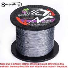 SOUGAYILANG Dây câu bện PE 4 sợi chất lượng cao - Độ bền cao, chống mài mòn, bền bỉ - Có các chiều dài 120 yard, 360 yard và 600 yard. - Xám - Xem 13