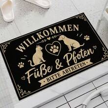 1/2pcs Kitchen Polyester Drainage Floor Mat, Bedroom Carpet, Pet Mat, Suitable For Kitchen, Bathroom, Living Room, Entryway, Balcony Home Decor - Multicolor - View 6