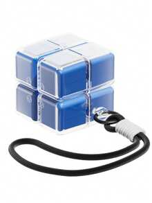 Magic Cube Pill Box Keychain | Magnetic Magic Cube Pill Storage Box, Suitable For Travel And Daily Use | Portable Mini Pill Box With Key Ring | Safely Store Pills And Vitamins (1pc) - Multicolor - View 17