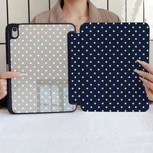 1件波點雙面平板保護殼，相容 iPad Pro 11/10代 10.9 吋 2022 智慧保護殼/Air 13(M3 2025)/Air 11(M3 2025)/Air 11(M3 2025)/11(A16 2025)/相容 Galaxy Tab S10+/S9/A9，相容 Galaxy A9/S9/S7/S18+，相容 Matepad - 彩色 - 查看 6