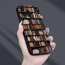 Vintage Bookshelf Style Phone Case For IPhone 16 Pro Max/15/14/13/12/11 - Protective Phone Case With Botanical Library Design, Scratch And Shock Resistant, Gift For Book Lovers - 樣式 1 - 查看 9