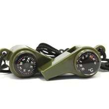1pc 3-In-1 Emergency Survival Whistle With Compass And Thermometer - Perfect For Camping, Hiking, Outdoor Adventures, Referees And Cheerleaders, Rope Emergency Whistle, Plastic Whistle, Produces Clear And Loud Sound, Very Suitable For Teachers, Lifeguards, Outdoor Fishing, Camping, Hiking, Hunting, Rescue, Party Gifts, Referees And Official Use In Football And Basketball Games - Multicolor - View 8