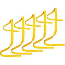 MONZÓ| Valla de Entrenamiento Indeformable| Irrompible| Obstáculos| Entrenamiento de Agilidad| Accesorio de Deporte| Vallas de Entrenamiento de Futbol| Fútbol| HIIT| - AMARILLO 5 PIEZAS - Ver 7