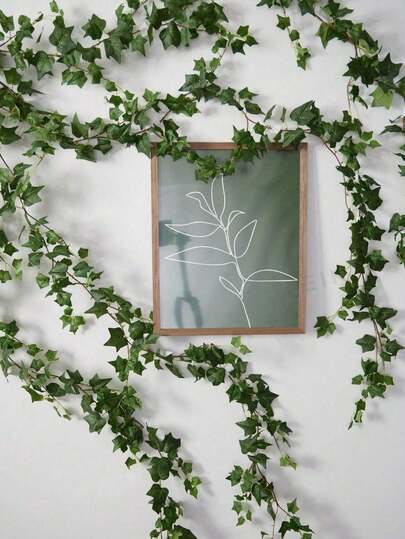 1/2 Pcs 200cm Artificial Ivy Vines, Suitable For Furniture Decoration, Autumn Decoration, Thanksgiving Decoration, Staircase, Door And Window Decoration, All Season Decoration, DIY Decoration, Faux Plants