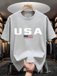 USA Patriot Tee | Bold Flag Graphic | American Street Style - nero - Visualizzare 6
