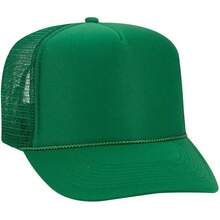 Otto - Gorro de Camionero de Malla con 5 Paneles Frontales de Espuma de poliéster - Rosa/Blanco/Rosa - Ver 17