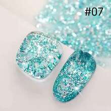 MISS MIANEL 10ML/Pc Suoer Flash Platinum Korean High Density Glitter Whitening Gel Nail Polish White Pink Gold Black Green Sparkling Glitter Nail Polish Manicure Supplies UV LED Light - Multicolor - View 22