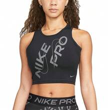 Nike Authentic PRO DRI-FIT Women's Training Cropped Fitted Tank Top FB5262-010 - FB5262-010 - View 8
