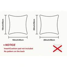 Halloween Spooky Fashion Decorative Pillow Covers 18x18 Inch 2pcs White Ghost Super Soft Faux Fur Cushion Covers - White Black - View 3