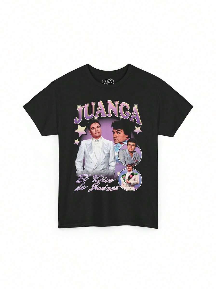 Juan Gabriel El Divo De Juarez Graphic T-Shirt - Vintage Tribute T-Shirt To Mexican Music With Iconic Song Lyrics And Album Art, Unisex, Soft, Breathable, By Cuel - 白色 - 查看 1