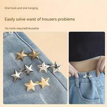 1/3pcs Detachable Denim Jeans Waist Buckle - Perfect Fit Technique - Seamless Waist Adjustment - Easily Improve Waist Size - Multicolor - View 9