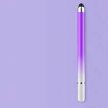 客製化文字 Logo 漸層色雙頭觸控筆－高靈敏精準電容式觸控筆，適用觸控螢幕，馬卡龍漸層色雙頭圓盤觸控筆，適用手機、平板、手寫、編輯、繪圖，電容筆，適合繪畫與藝術創作，提升手機與平板使用體驗 - 彩色 - 查看 16