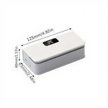 SOKANY Household Smart Sealer, 2-In-1 Mini Sealer: 6 Temperature Settings, LCD Screen, Integrated Sealing And Opening Function. Perfect For Storing Nuts, Chips, Dried Goods And Seasoning Packets. - White - View 3