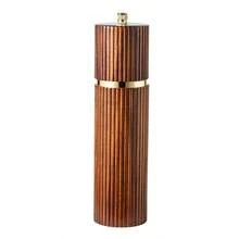 1PC/3PCS Line Pattern Rosewood Pepper Mill, Manual Wooden Grinder With Ceramic Core For Black Pepper, Seasoning Bottle For Home Use - Multicolor - View 7
