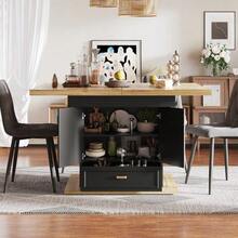 Extendable Dining Table - Wooden Table From 110 To 140 Cm For Kitchen And Dining Room - Seats 6 - Dimensions: 110 X 80 X 75 Cm - For Patio And Living Room - 自然色 - 查看 4