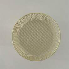 High Quality Cream-Colored Minimalist Iron Wire Desktop Storage Basket, Essential For Home, Dorm, And Office - Yellow - View 7