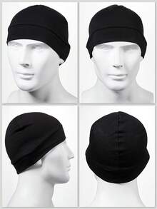 Syhood - Gorros de algodón para hombre, 6 piezas, gorras de cráneo, gorros de dormir, multifuncionales, para hombres y mujeres - Colores vintage - Ver 11