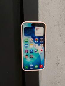 1pc Silicone Suction Cup Phone Stand With Card Holder Multifunctional Phone Case, Compatible With IPhone 16 Pro Max/16/16 Pro/16 Plus/15/15 Pro Max/15 Pro/15 Plus/11/12/13/14 Pro Max/11 Pro/11 Pro Max/12 Pro/12 Pro Max/13 Pro/13 Pro Max/7 Plus/14 Pro/14 Pro Max/14 Plus/17/AIR/17 Pro Max - Pink - View 6