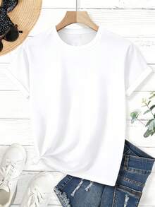 Summer2026 1 Piece [% Cotton] Generic Brand HIPTEE T-Shirt For Football Cup Match Day 1016, Champion Trophy Graphic T-Shirt, Casual T-Shirt - 黑色 - 查看 4