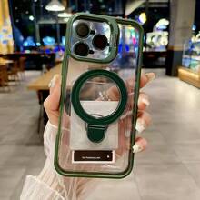 スマホケース： 16 Pro Max、15、14、13、12、11 Plus、Pro Maxに適しています。 レンズフレームはスタンドとしてオープンくことができ、ワイヤレス充電に対応しています。 この透明な携帯電話ケースはあなたのデバイスを保護するします。 - 古代の黄金色 - チェックする 12