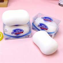 Juguete antiestrés de espuma con rebote lento en forma de jabón, juguete realista de alivio del estrés, juguete ultra suave para apretar, alivio del estrés en la oficina para trabajadores, decoración de escritorio curativa, accesorio calmante emocional, juguete popular de espuma / juguete inquieto / alivio del estrés / juguete sensorial / descompresión / mármol / remolino / teñido anudado - pellizco - Ver 3