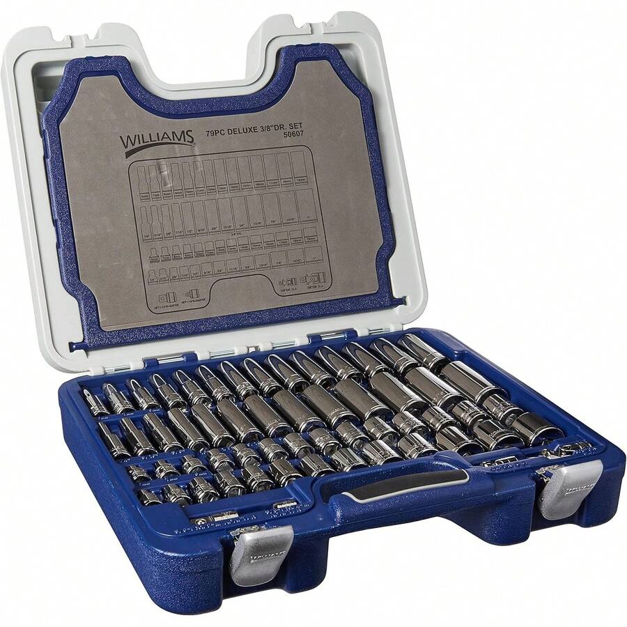 Williams 50667 - Juego de llaves de vaso y herramientas - Drive de 1/4" y 3/8" - Ver 1
