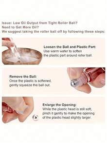 10ml Rose Gold Roller Bottle - Travel Size - Refillable Stainless Steel Roller Ball Perfume Bottle, Transparent Cosmetic Essential Oil Perfume Bottle, Exquisite And Compact, Portable And Comfortable, Refillable And Reusable, Travel Accessory, Rose Gold Color - Rose Gold - View 6