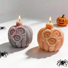 2026 Happy Halloween Decor Sunflower Pumpkin Silicone Mold Flower Pumpkin Soy Wax Candle Mold Resin Plaster Silicone Mould - SZ866 - View 11