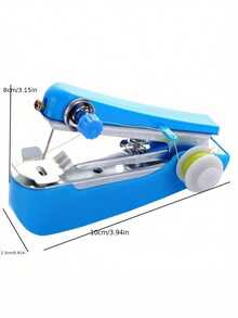 1pc Portable Mini Manual Sewing Machine, Suitable For Quick Repair And DIY--Comes With Hands-Free Threading Tool, Simple Design, No Electricity Required, Suitable For Travel, Beginners And Emergency Repair--Compact Sewing Tool - Manual Sewing Machine - View 2